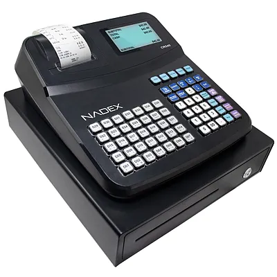 Nadex Coins Nxte-2299 Cr540 Electronic Cash Register With Locking Cash Drawer, T