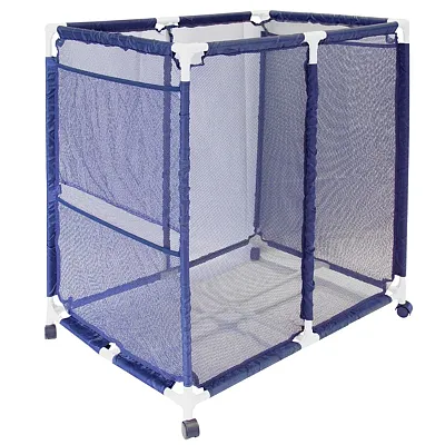 Pool Bins Pbft-1517 Pool Storage Mesh Rolling Organizer, Large, Blue