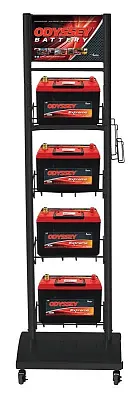 ODYSSEY ODY4RETAIL Odyssey 4 Tier Battery Rack