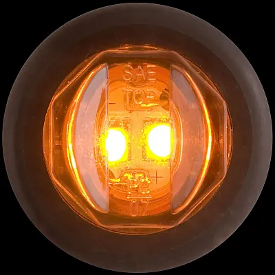 OPTRONICS MCL11AKB Led Uni-Light W/Grommet;Amber