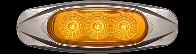 OPTRONICS MCL17ABP Led Miroflex Mini Star W/Chrom;Amb