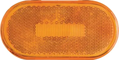 OPTRONICS MCL31ABP Amber Oval Led Cl/Mark Light