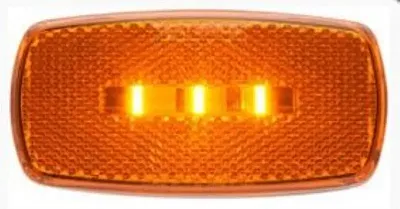 OPTRONICS MCL32AS Led M/C;Oval;Wht; Amb