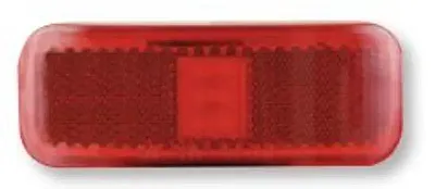 OPTRONICS MCL40RS Led M/C;Rect;2 Wire;Red