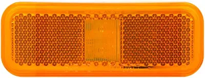 OPTRONICS MCL44AB1 Led Mark Light;Rect;1Wire;Amber