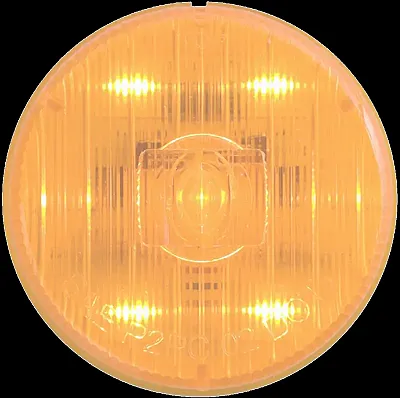 OPTRONICS MCL54ACB Led Mark Light;2';Pc;Amber;Clear
