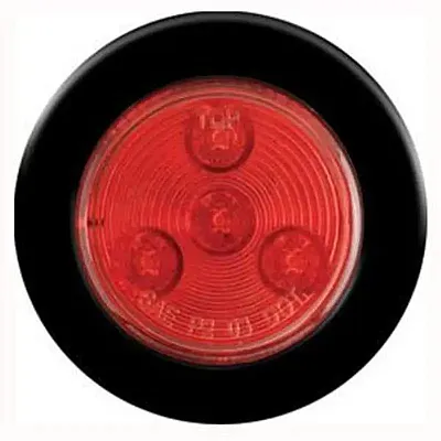 OPTRONICS MCL55RK Red Led Rd 2&#039; Sealed Cl/Mark