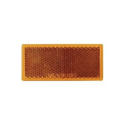 OPTRONICS RE10ABP Rect Reflector Amber