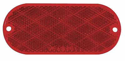 OPTRONICS RE11RBP Oblong Reflector Red