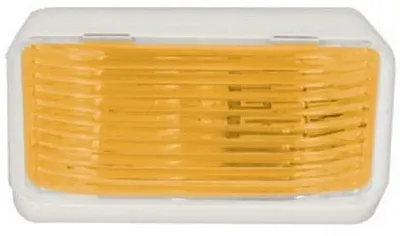 OPTRONICS RVPL1AP Porch Light Sq W/O Switch Amb