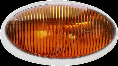 OPTRONICS RVPL5AFS Porch Light; Sq; Clr&Amber Lens