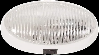 OPTRONICS RVPL7CFS Porch Light;Switch; Oval;Clr&Amber