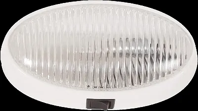 OPTRONICS RVPL7CP Porch Light Ov W/Switch Clear