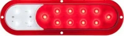 OPTRONICS STL68RBP Led Stt; Bu; Flng Mnt;Red;Res; Poly