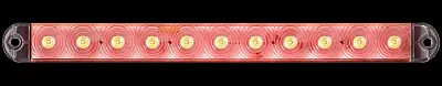 OPTRONICS STL69RCB Led S/T/T Light;Ultra Thin;Clearlen
