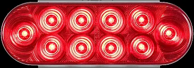 OPTRONICS STL72RB Led Tail Light 6&#039;Grommet Mount 10D