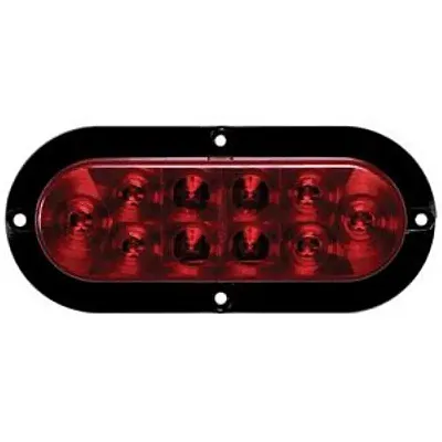 OPTRONICS STL78RK Led Oval Tail Light Flange Mt