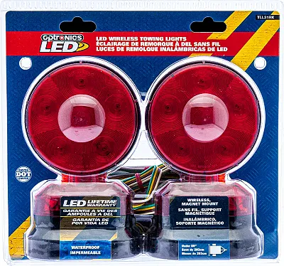 OPTRONICS TLL31RK Led Towing Light Kit;Red;Wireless