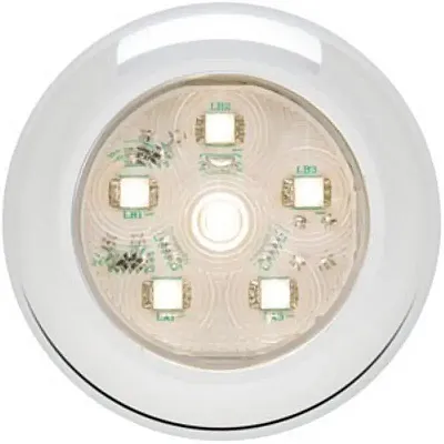 OPTRONICS UCL60CBP Led Round Utility; 6 Diode; Clear;