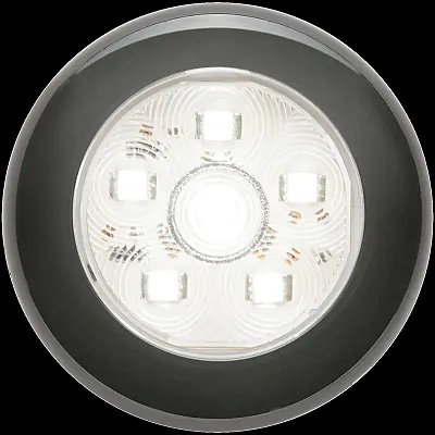 OPTRONICS UCL60CSBB Led Rnd Utlty; 6 Dde; Clr; Swch; Bl
