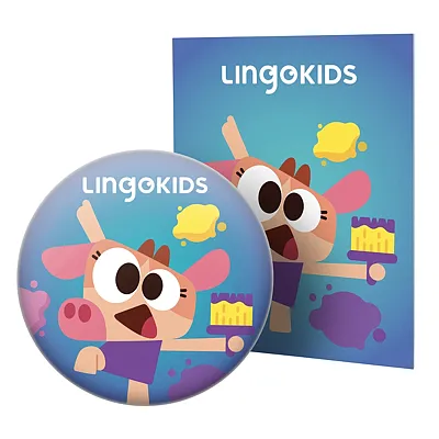 Onanoff Stsh-Lingokids-Cowy Storyshield Screen-Free Audio Storytelling Disk For