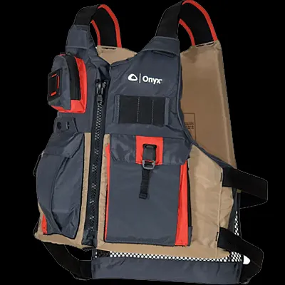 ONYX OUTDOOR 1217706417 Kayak Fishing Paddle Vest Adult Tan