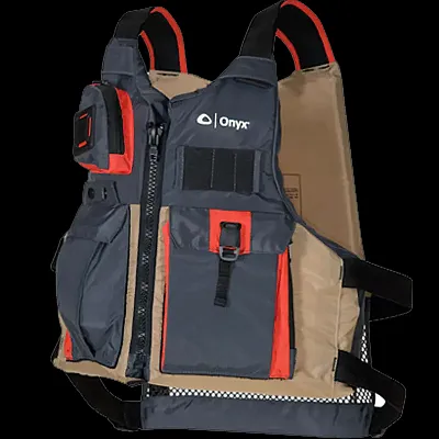 ONYX OUTDOOR 1217706517 Kayak Fishing Paddle Vest Xxl Tan