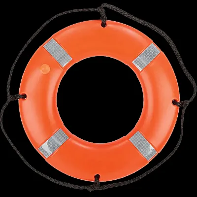 ONYX OUTDOOR 1522202413 Ring Buoy 24&#039; W/Reflective Tape