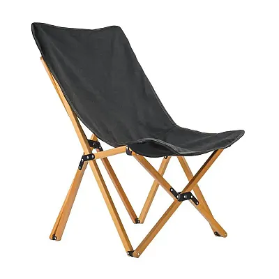 OVERLAND VCL 30100041 Kick It Camp Chair - Wood Base & St