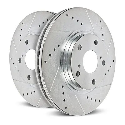 POWERSTOP AR82209XPR Drilledslotted Rotor Pair