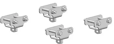 PULLRITE 2911 Short Mounting Feet Set 4