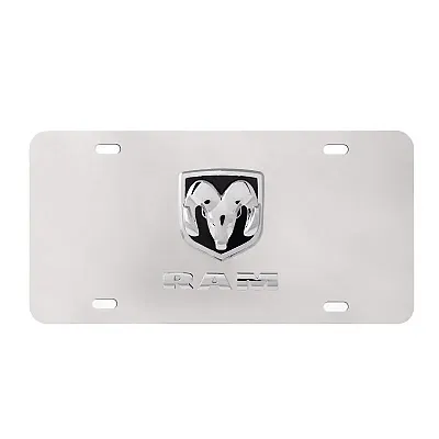 PILOT/BULLY LP031B Lic Plate 3D Chr Dg Lrg