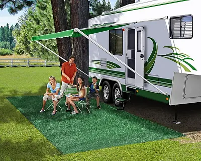 PRESTO FIT 21200 Surfacemate Pat Rug 8 X 12 Green