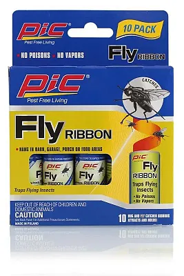 PIC CORP FR10BRAID 10Pk Fly Ribbon