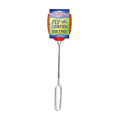 PIC CORP WIRE2PK 2 Pack Metal Handle Fly Swatters