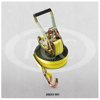 PACIFIC CARG 26027WH 2&#039;X27&#039;Ratchet Strap W/Wir