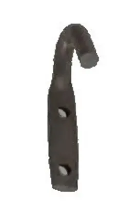 PACIFIC CARG RH038B 3/8&#039;Bolt-On J Rope Hook-P