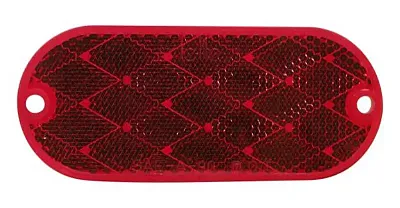 PETERSON MFG B479R Oblong Reflector Red