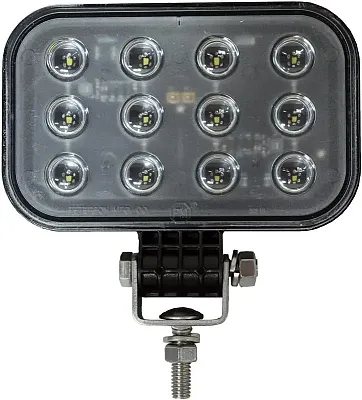 PETERSON MFG M906MV Led Work Lgt Sqr Ped Mnt Hrdwrd Hsg