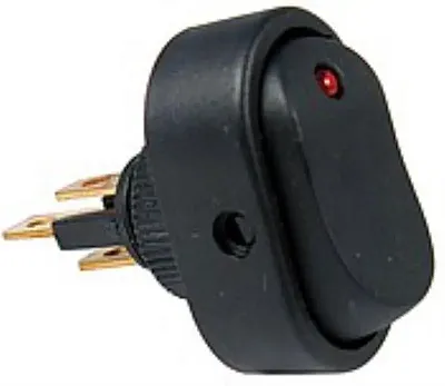 PETERSON MFG PMV5584PT L-Rd Obl Rkr 25A/12V .5Mt