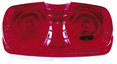 PETERSON MFG V138R Oval Clearance Light Red