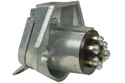 POLLAK 11785P 7-Way Socket With Rear Th