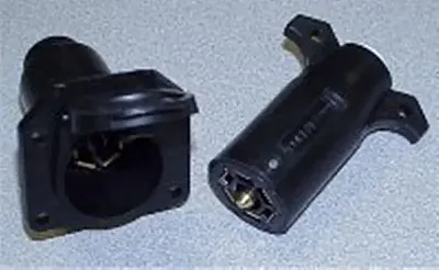 POLLAK 12705E 7-Way Rv Plastic Connector Kit ( 12