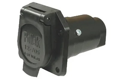POLLAK 12707EP 7-Way Rv Plastic Connecto