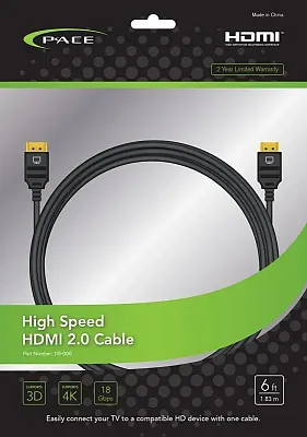 PACE INT&#039;L 115006 Pace - 6Ft Hdmi Cable