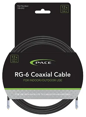 PACE INT&#039;L 135012 Pace - 12Ft Coaxial Cable