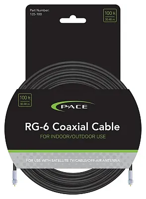 PACE INT&#039;L 135100 Pace - 100Ft Coaxial Cable