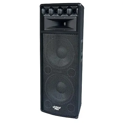 Dual 12&quot; Professional Dj Cabinets;Pyle Pro;1600Watts