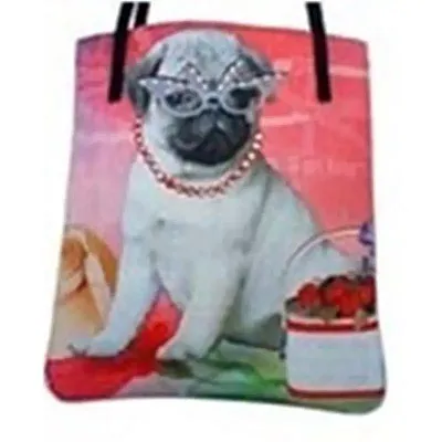 Pani Puppy Purse - Pink Pug Flat