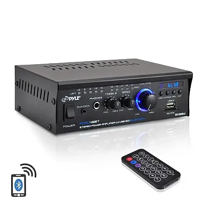 Pyle Pro Mini Amplifier With Bluetooth